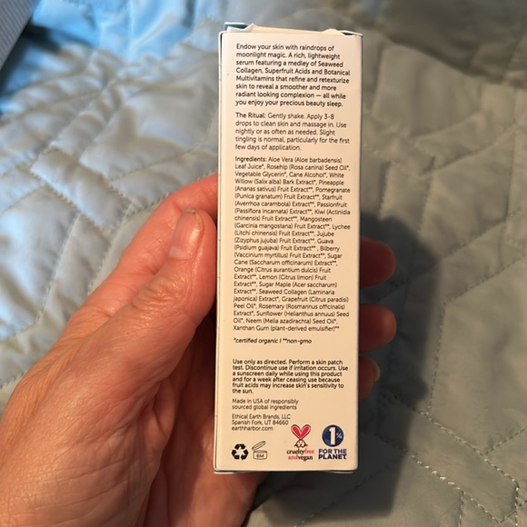 NWT, Earth Harbor, Luna Rain Phyto-Resurfacing Night Serum, 30ml, cruelty free❤️ - Picture 3 of 5